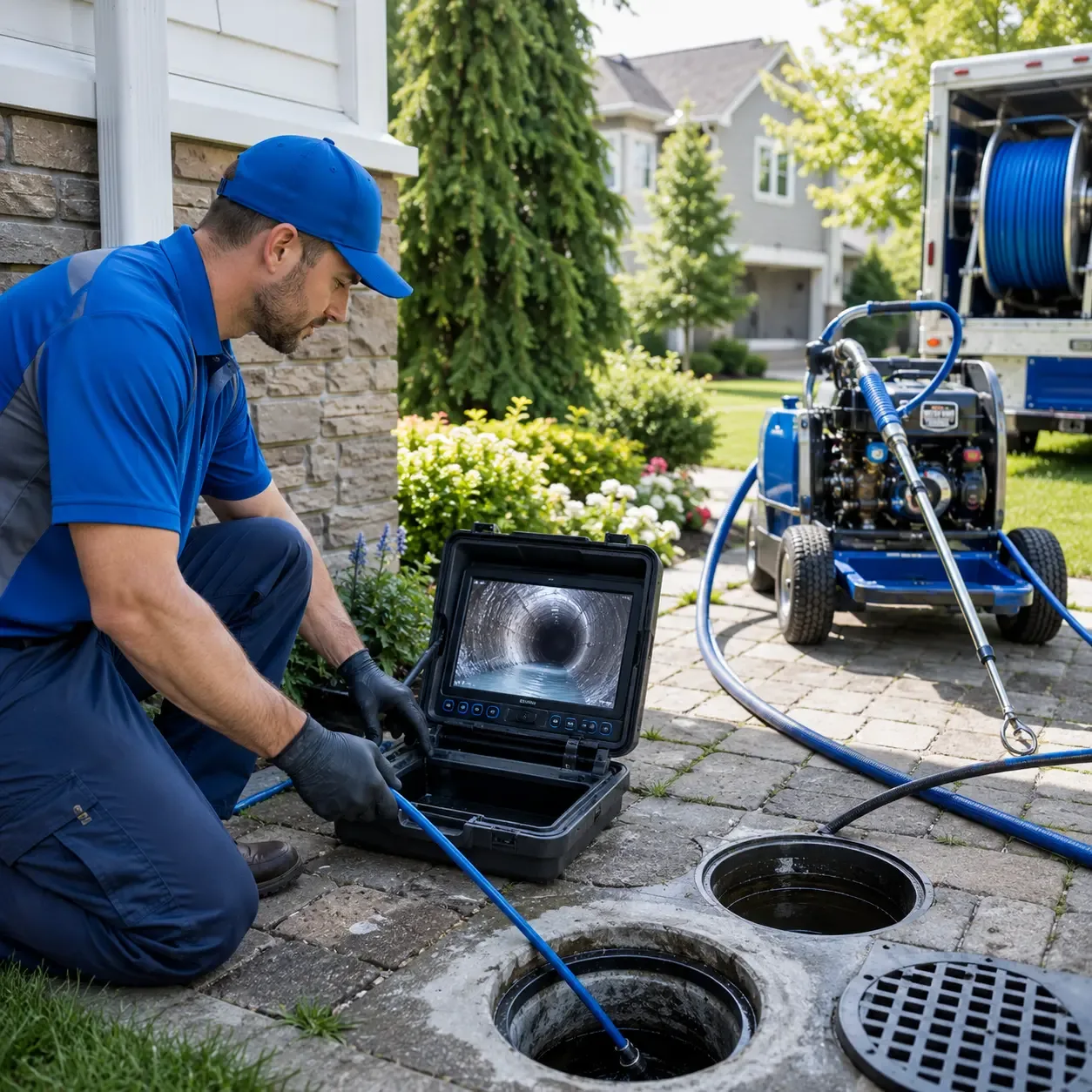 Outdoor drain cleaning professionals serving North Weymouth, MA